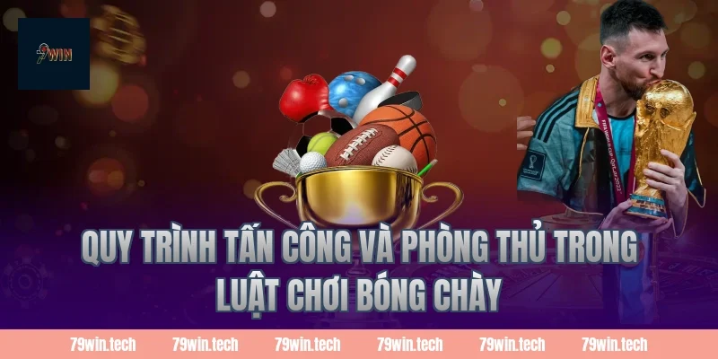 Quy trình tấn công và phòng thủ trong luật chơi bóng chày